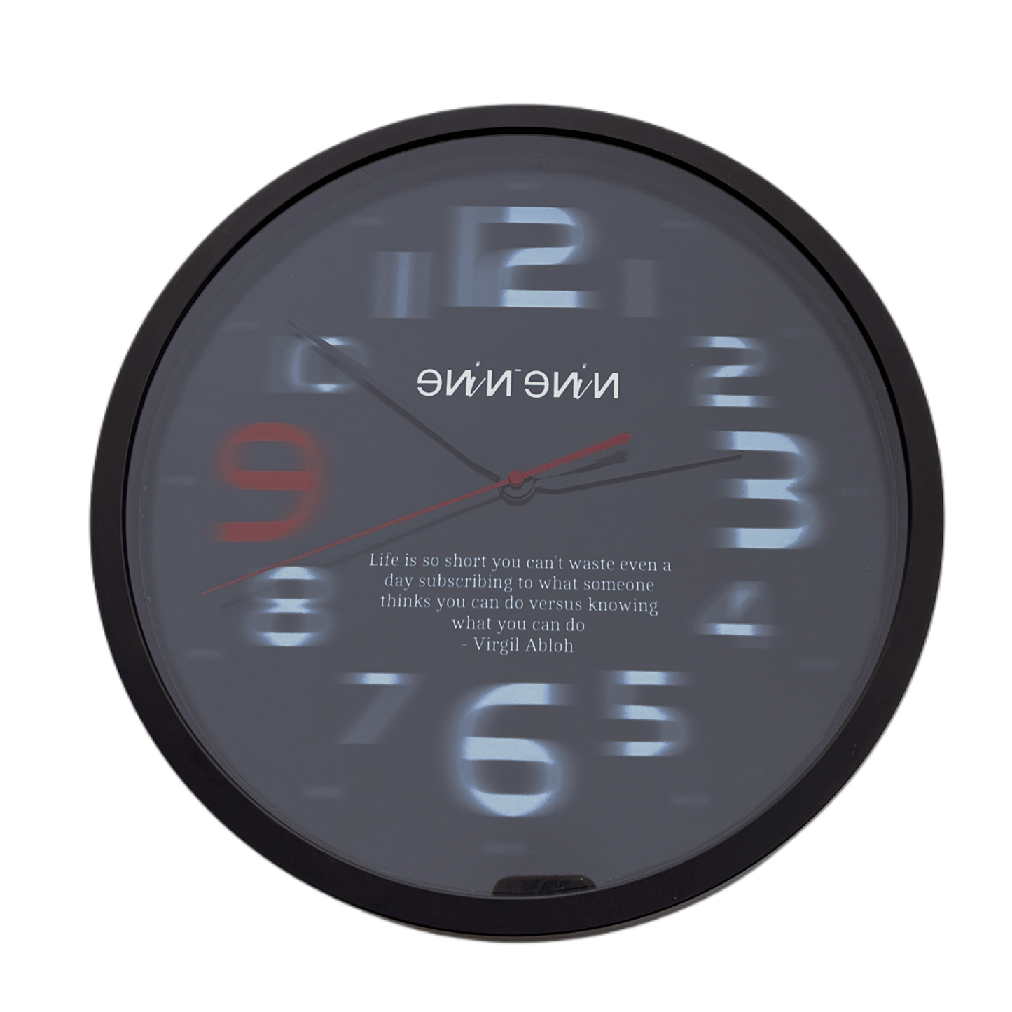 "Words of V" Clock