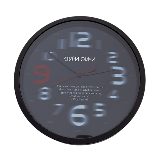 "Words of V" Clock